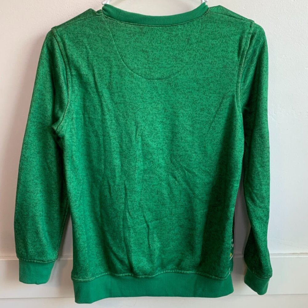 Dr. Suess The Grinch Sly One Green Long Sleeve Sweatshirt - Picture 2 of 5